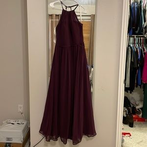 Azazie Purple bridesmaid dress